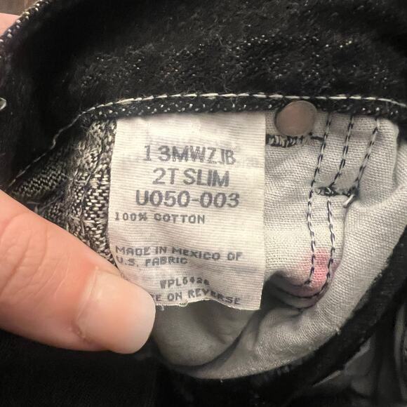 Wrangler Boys Jeans Size 2T Slim - Picture 3 of 4